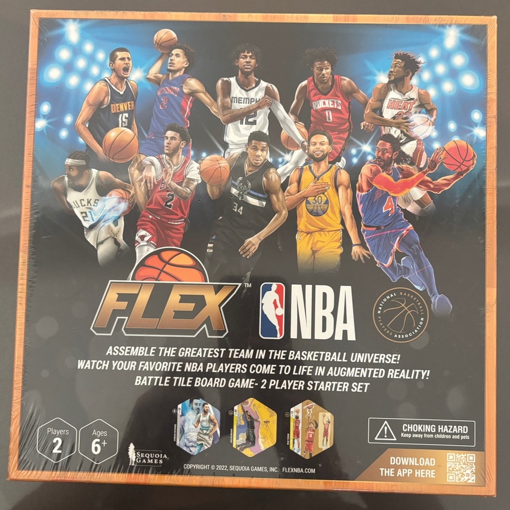 Sequoia Games FLEX NBA Battle Tile Board Game - Black